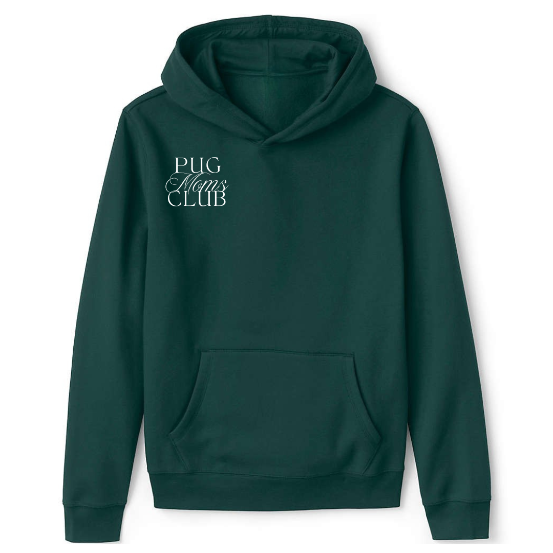 Pug Moms Club Pullover Hoodie
