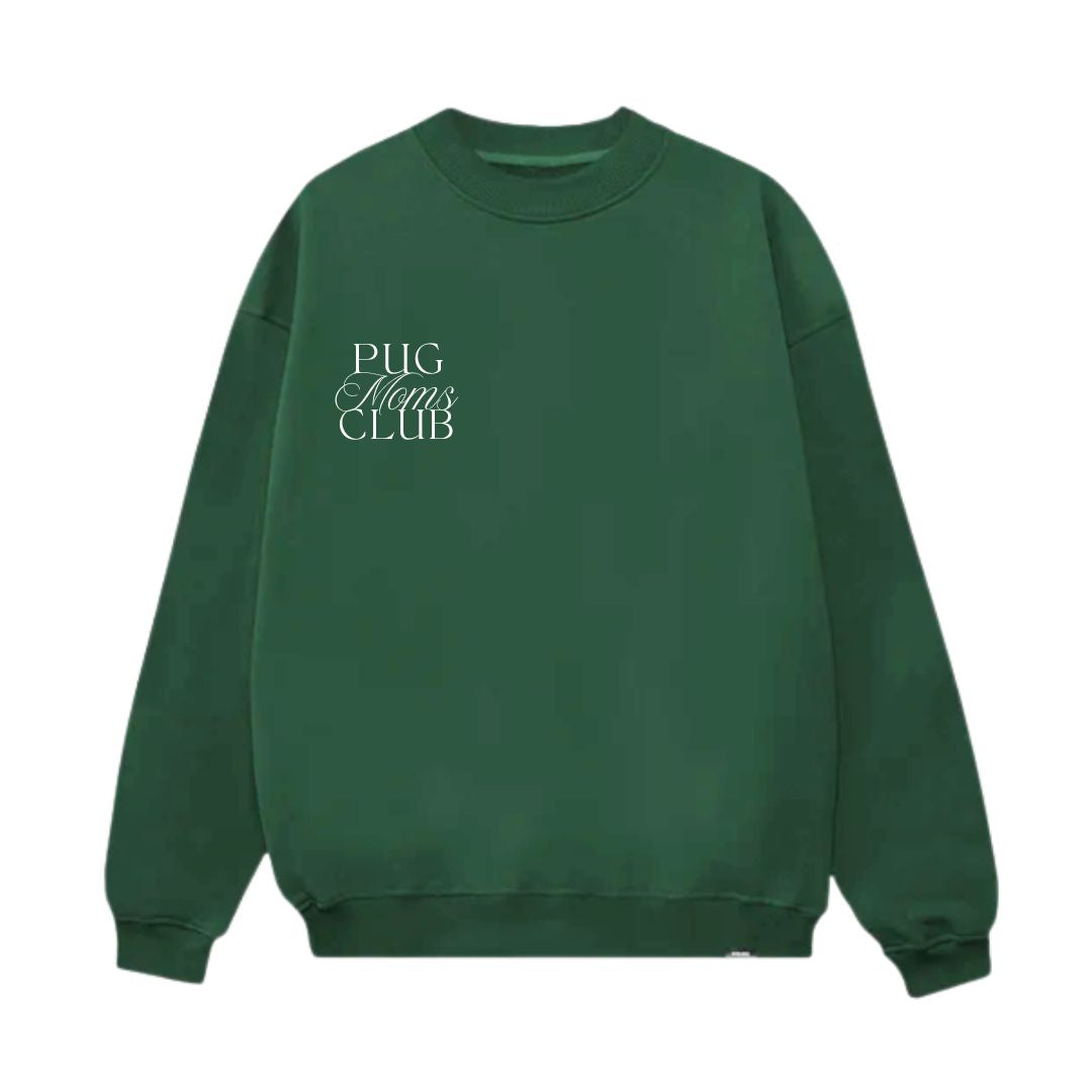 Pug Moms Club Crew Neck