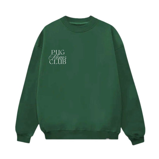 Pug Moms Club Crew Neck