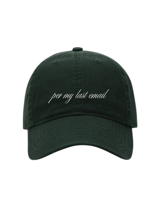 Per My Last Email