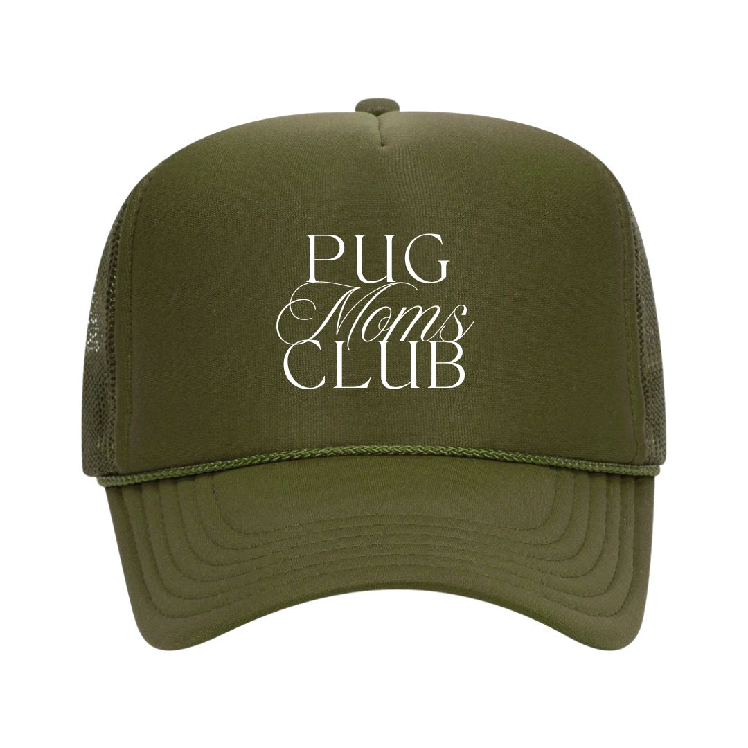Pug Moms Club Trucker Hat